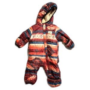 First bunting suit for infants 0-6M perfect for the first winter